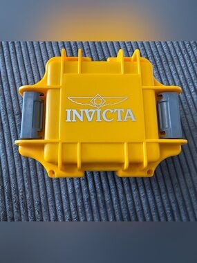 Invicta Yellow Hard Shell Watch Case Only